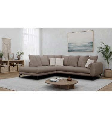 Ecksofa 5-Sitzer CALME, creme