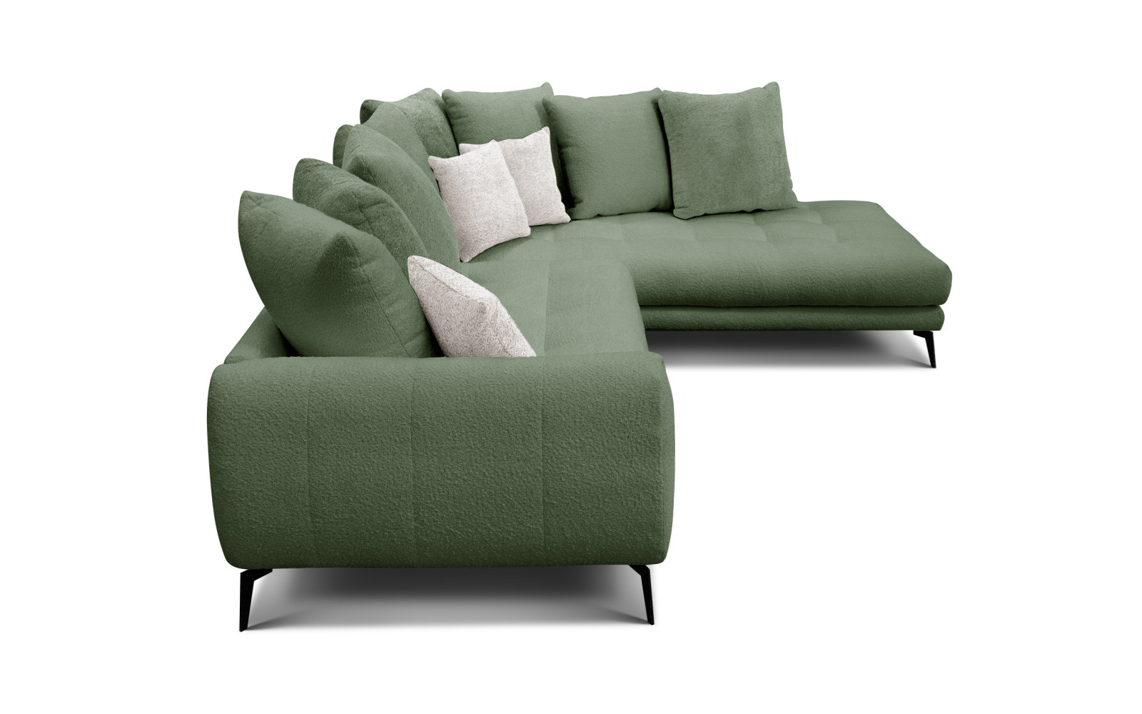 Ecksofa 5-Sitzer CALME, olive