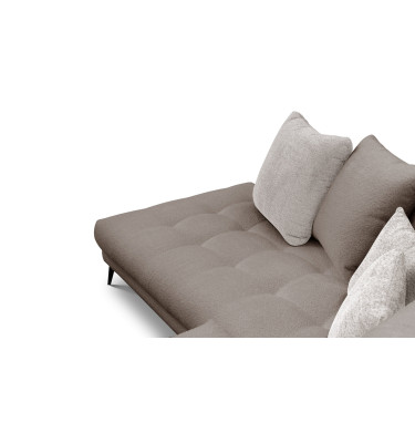 Ecksofa 5-Sitzer CALME, beige und écru