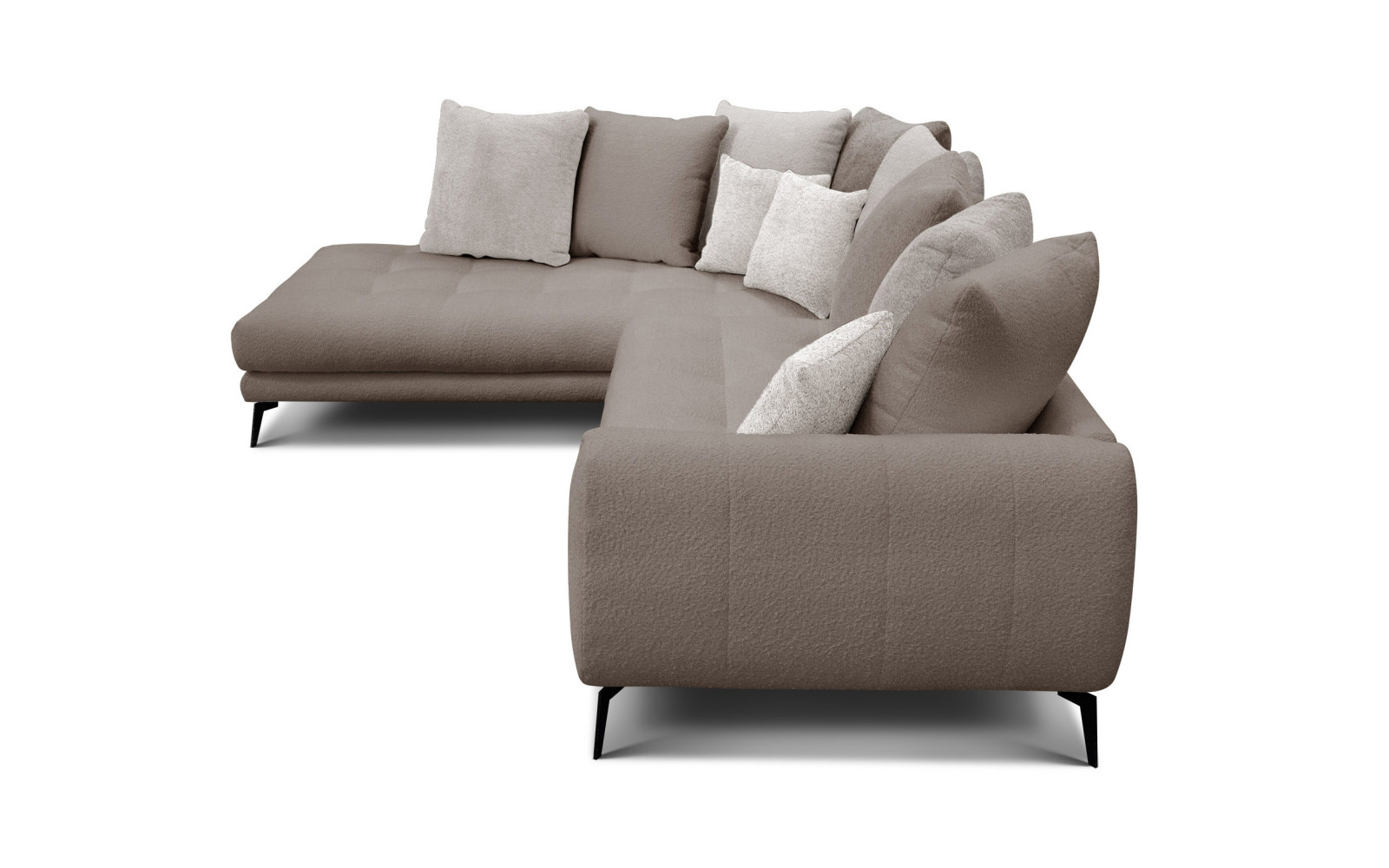 Ecksofa 5-Sitzer CALME, beige und écru
