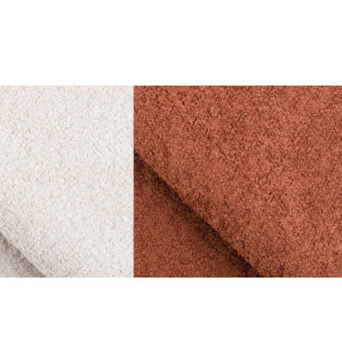 Ecksofa 5-Sitzer CALME, dunkelorange