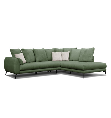 Ecksofa 5-Sitzer CALME, olive