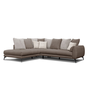 Ecksofa 5-Sitzer CALME, beige und écru