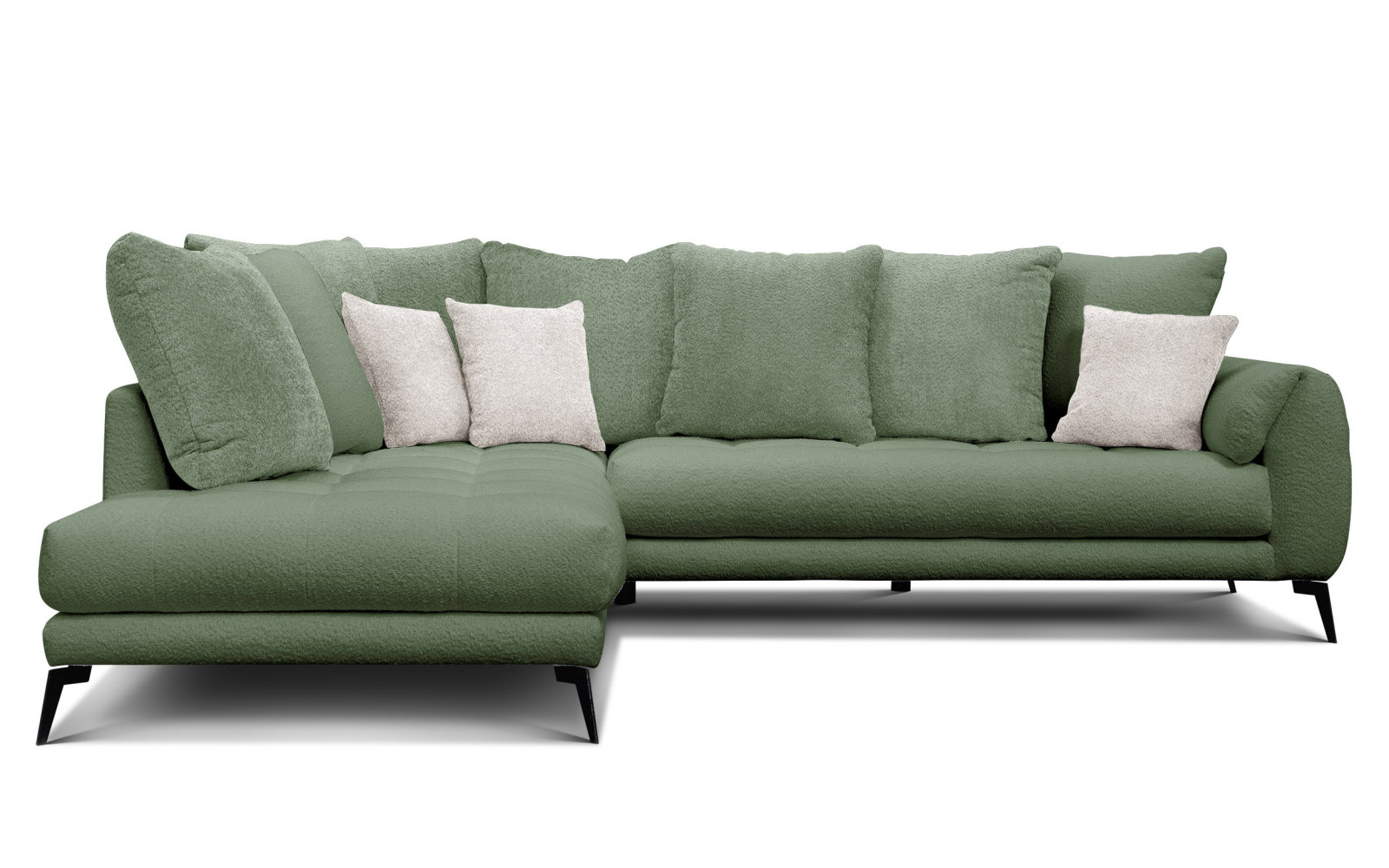 Ecksofa 5-Sitzer CALME, olive