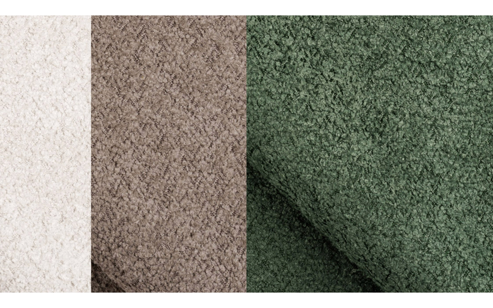 Ecksofa 5-Sitzer CALME, olive und beige