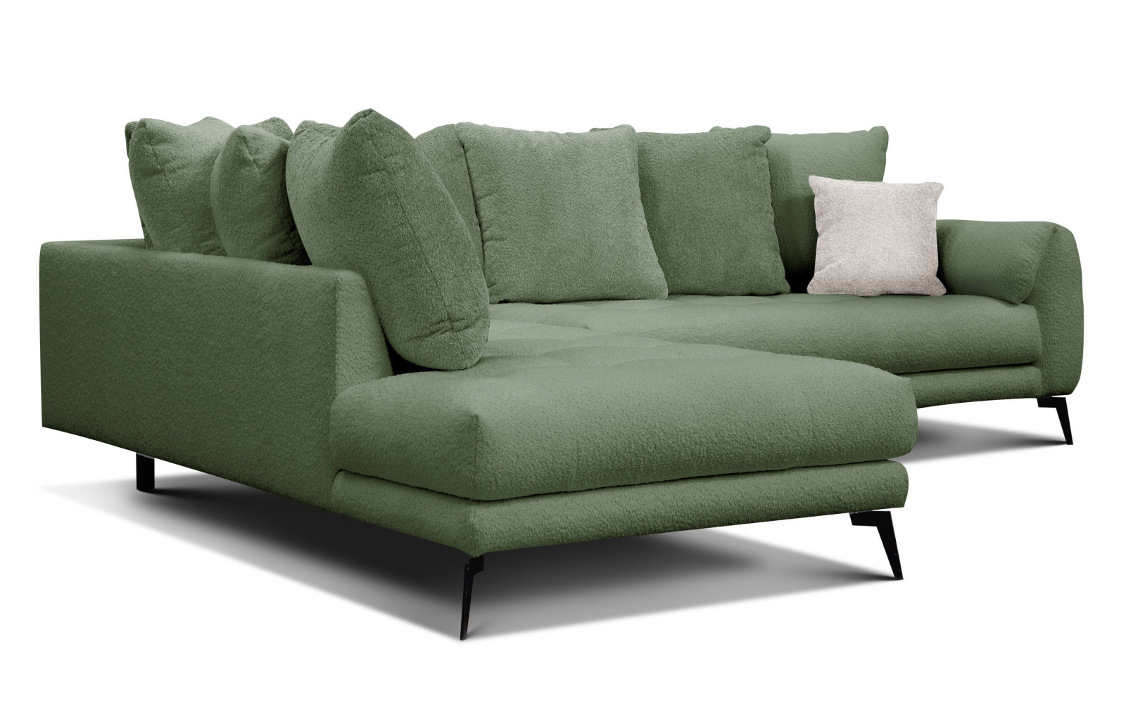 Ecksofa 5-Sitzer CALME, olive