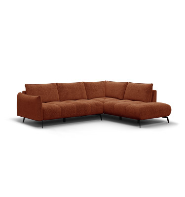 Ecksofa 5-Sitzer rechts AERA, orange