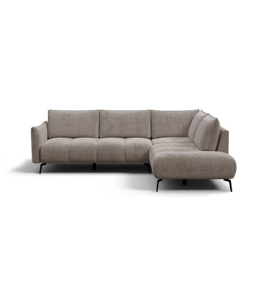 Ecksofa 5-Sitzer rechts AERA, dunkelbeige
