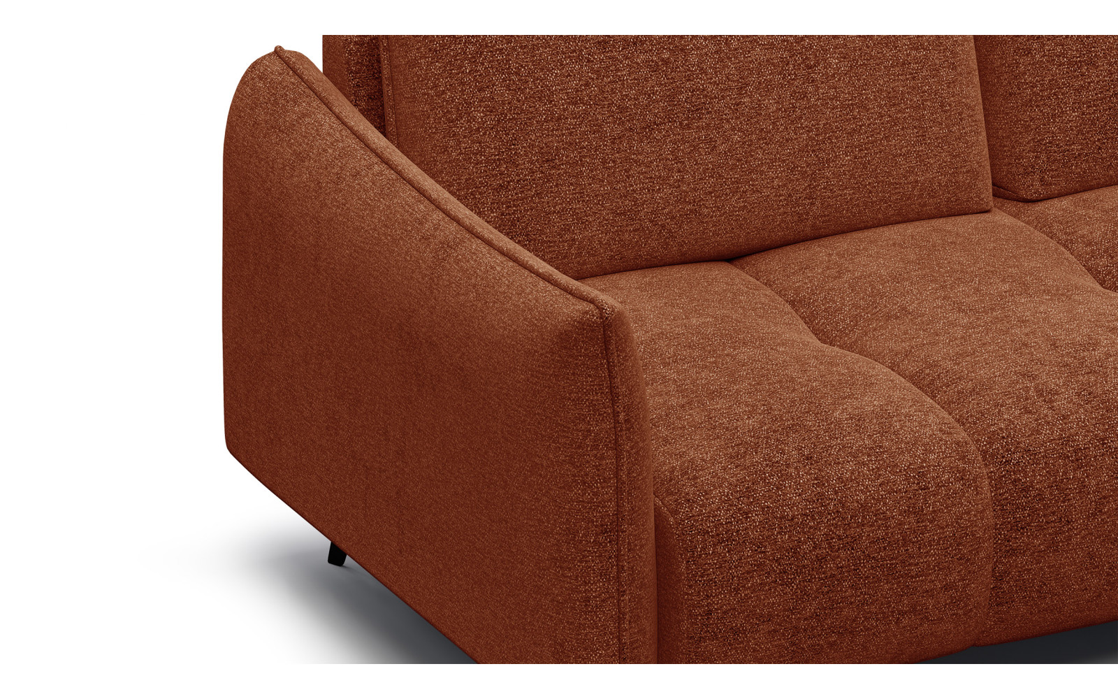Ecksofa 5-Sitzer rechts AERA, orange