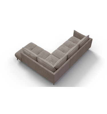 Ecksofa 5-Sitzer rechts AERA, dunkelbeige