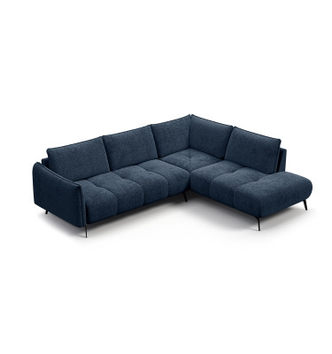 Ecksofa 5-Sitzer rechts AERA, dunkelblau