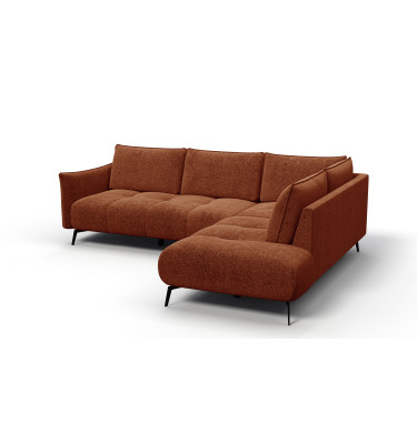 Ecksofa 5-Sitzer rechts AERA, orange