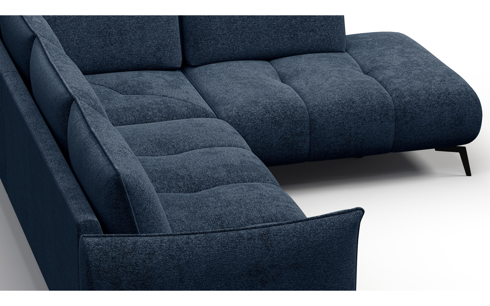 Ecksofa 5-Sitzer rechts AERA, dunkelblau