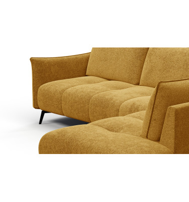 Ecksofa 5-Sitzer rechts AERA, gelb