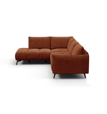 Ecksofa 5-Sitzer links AERA, orange