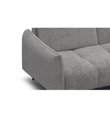 Ecksofa 5-Sitzer rechts AERA, platingrau