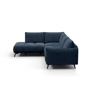 Ecksofa 5-Sitzer links AERA, dunkelblau