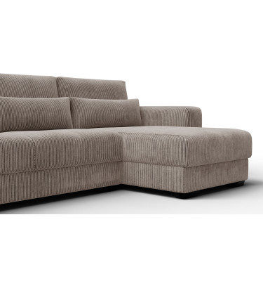 Ecksofa 4-Sitzer rechts OLI, taupe
