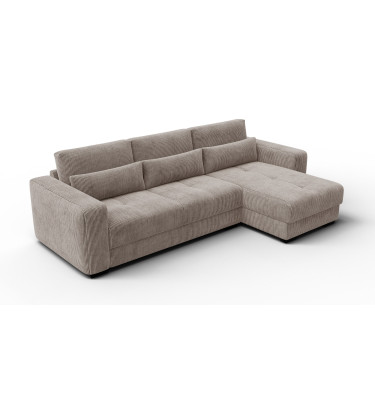 Ecksofa 4-Sitzer rechts OLI, taupe