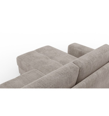 Ecksofa 4-Sitzer links OLI, taupe