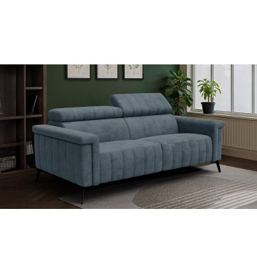 Sofa 3-Sitzer NORDEL, blaugrau