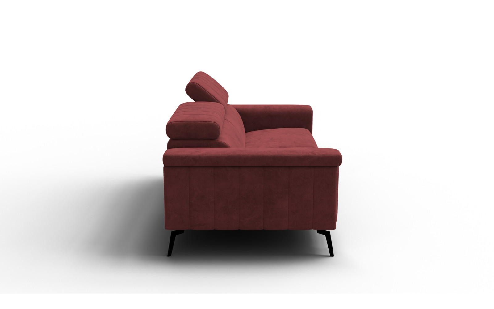 Sofa 3-Sitzer NORDEL, bordeaux