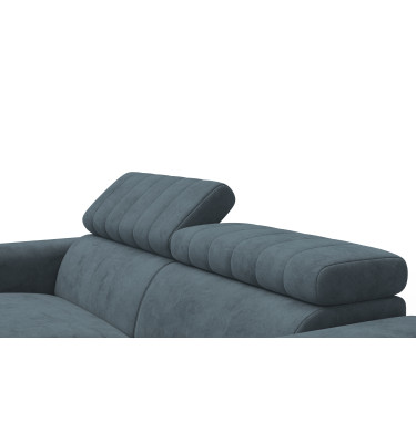 Sofa 3-Sitzer NORDEL, blaugrau