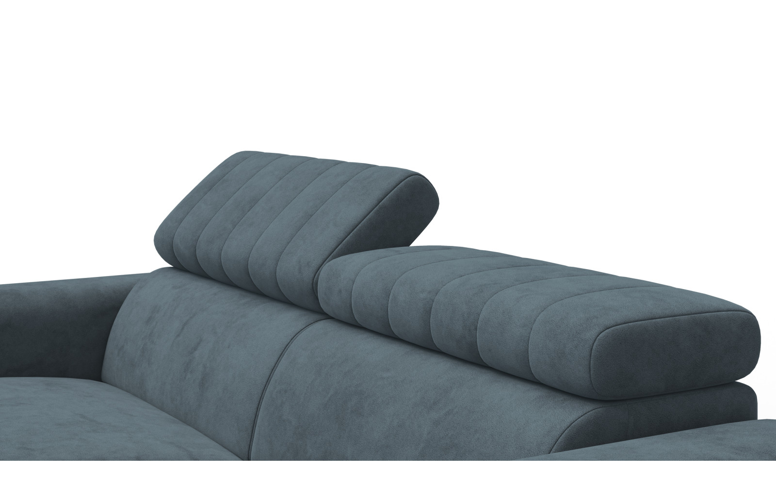 Sofa 3-Sitzer NORDEL, blaugrau