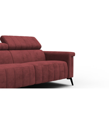 Sofa 3-Sitzer NORDEL, bordeaux