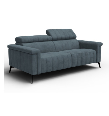 Sofa 3-Sitzer NORDEL, blaugrau