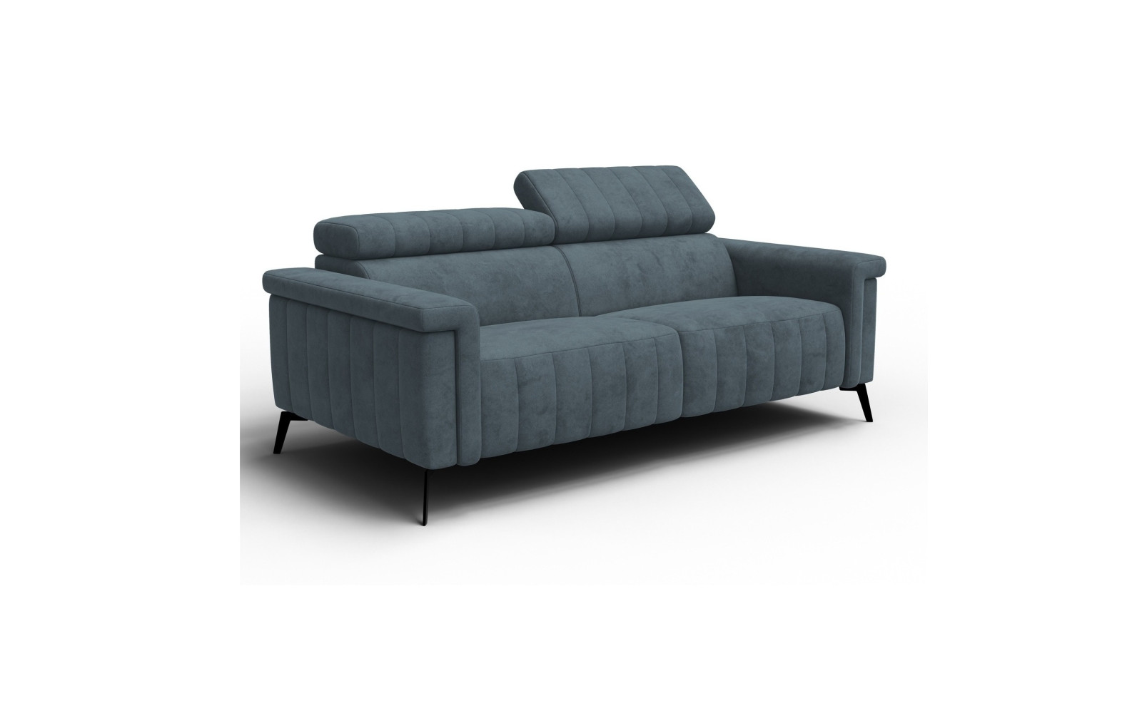 Sofa 3-Sitzer NORDEL, blaugrau