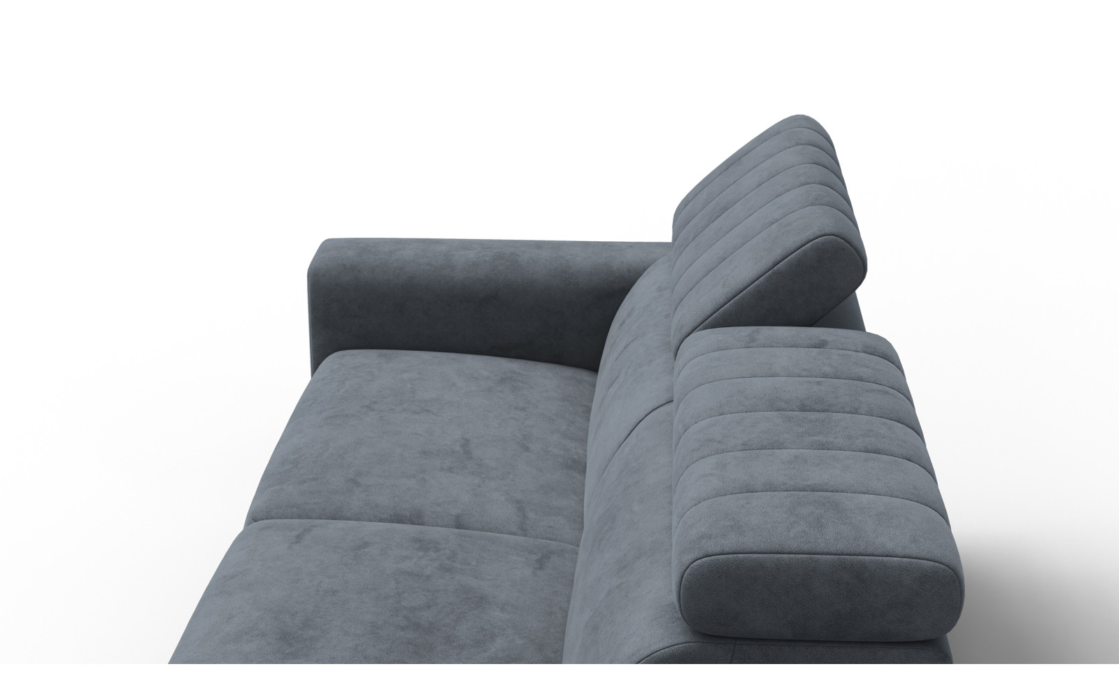 Sofa 3-Sitzer NORDEL, dunkelgrau