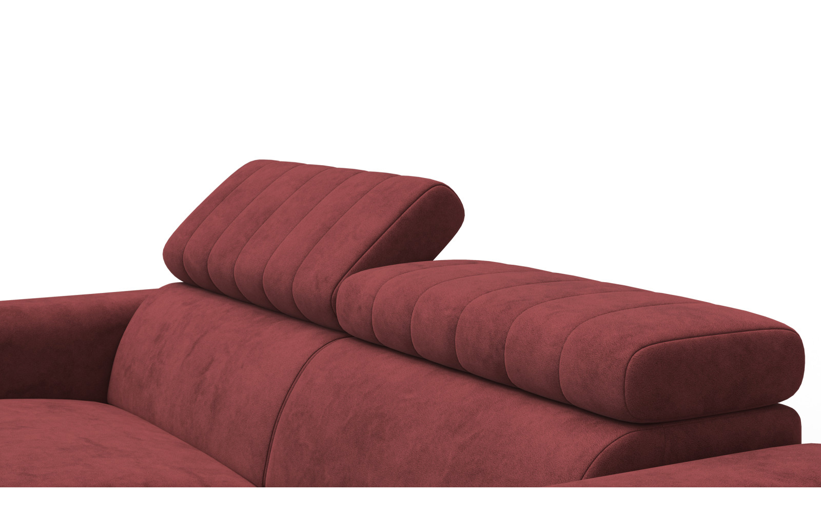 Sofa 3-Sitzer NORDEL, bordeaux