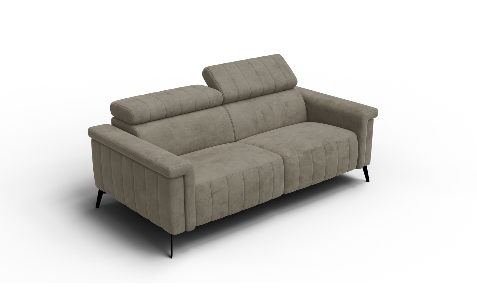 Sofa 3-Sitzer NORDEL, dunkles beige