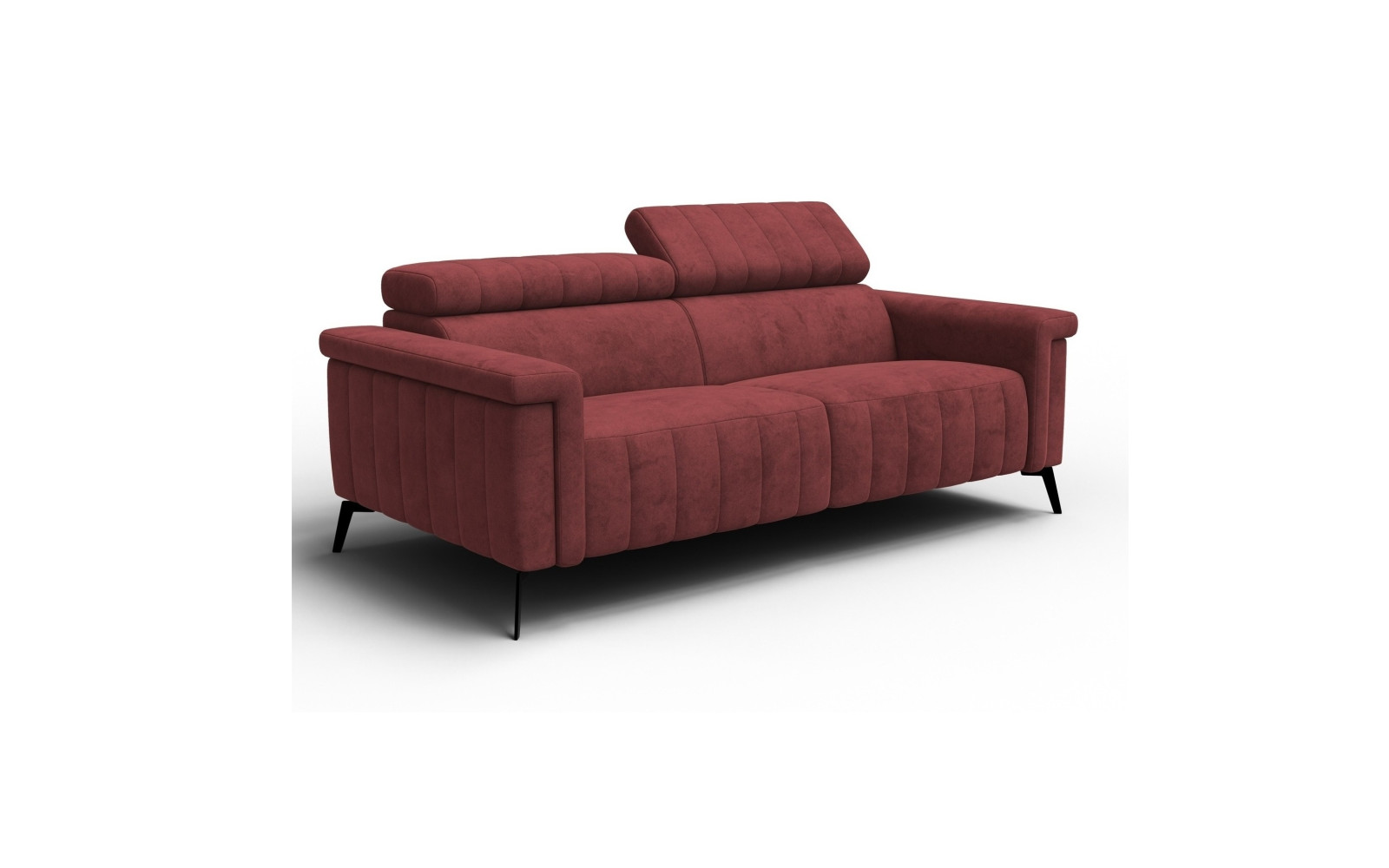 Sofa 3-Sitzer NORDEL, bordeaux