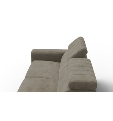 Sofa 3-Sitzer NORDEL, dunkles beige