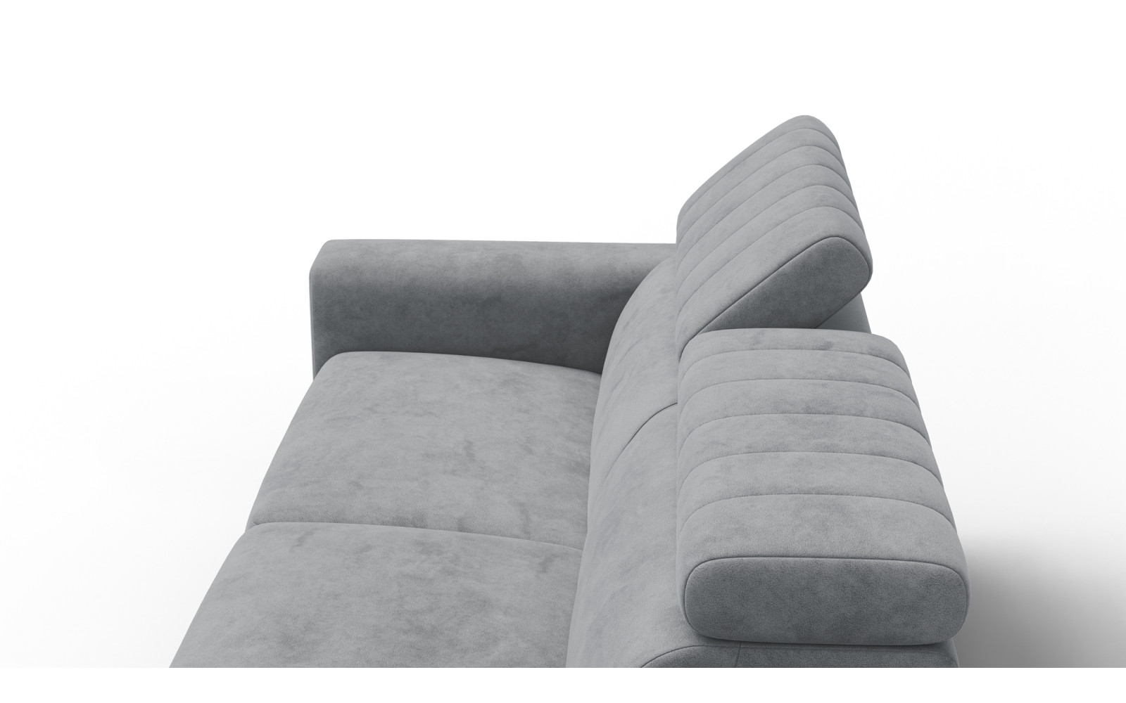 Sofa 3-Sitzer NORDEL, grau