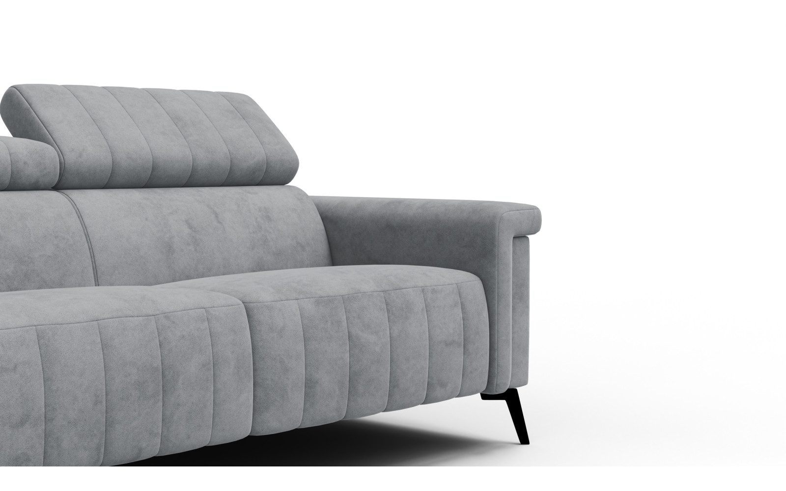 Sofa 3-Sitzer NORDEL, grau