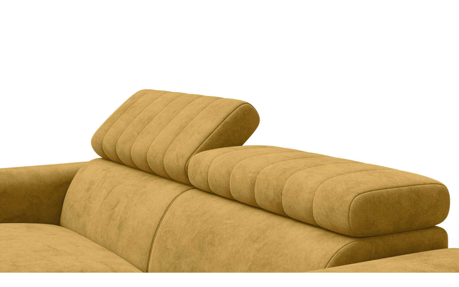 Sofa 3-Sitzer NORDEL, senfgelb