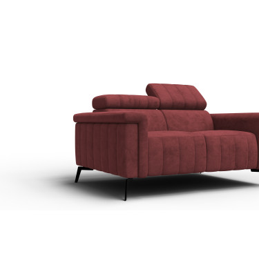 Sofa 2-Sitzer NORDEL, bordeaux