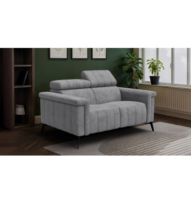Sofa 2-Sitzer NORDEL, grau