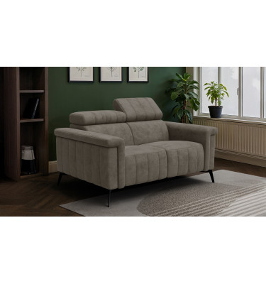 Sofa 2-Sitzer NORDEL, taupe