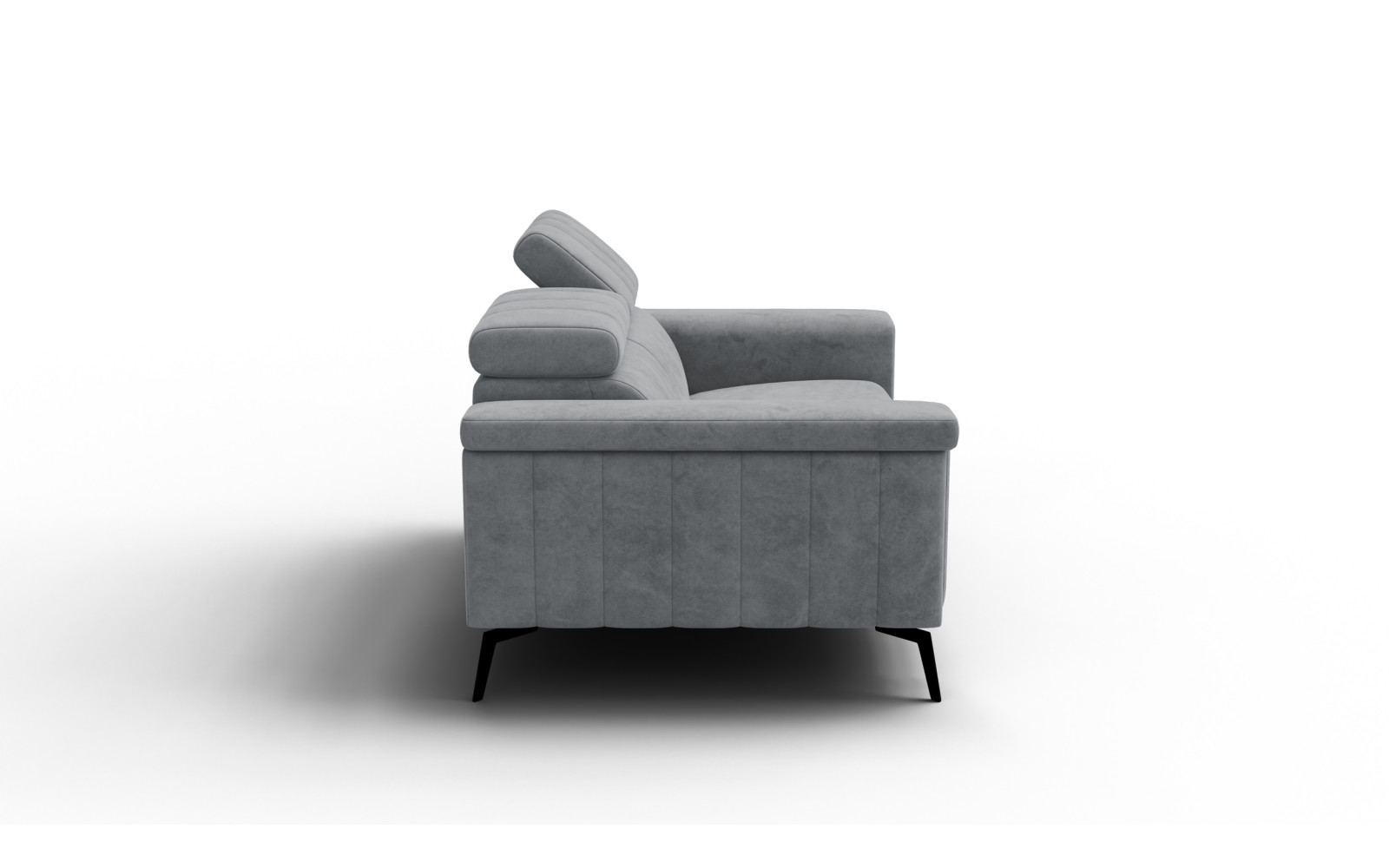Sofa 2-Sitzer NORDEL, grau