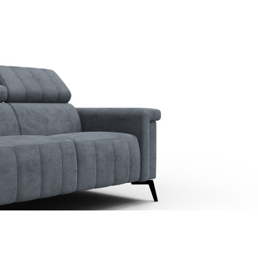 Sofa 2-Sitzer NORDEL, dunkelgrau