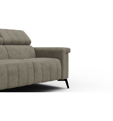 Sofa 2-Sitzer NORDEL, dunkles beige