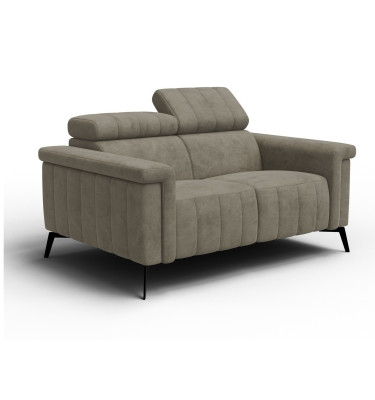 Sofa 2-Sitzer NORDEL, dunkles beige