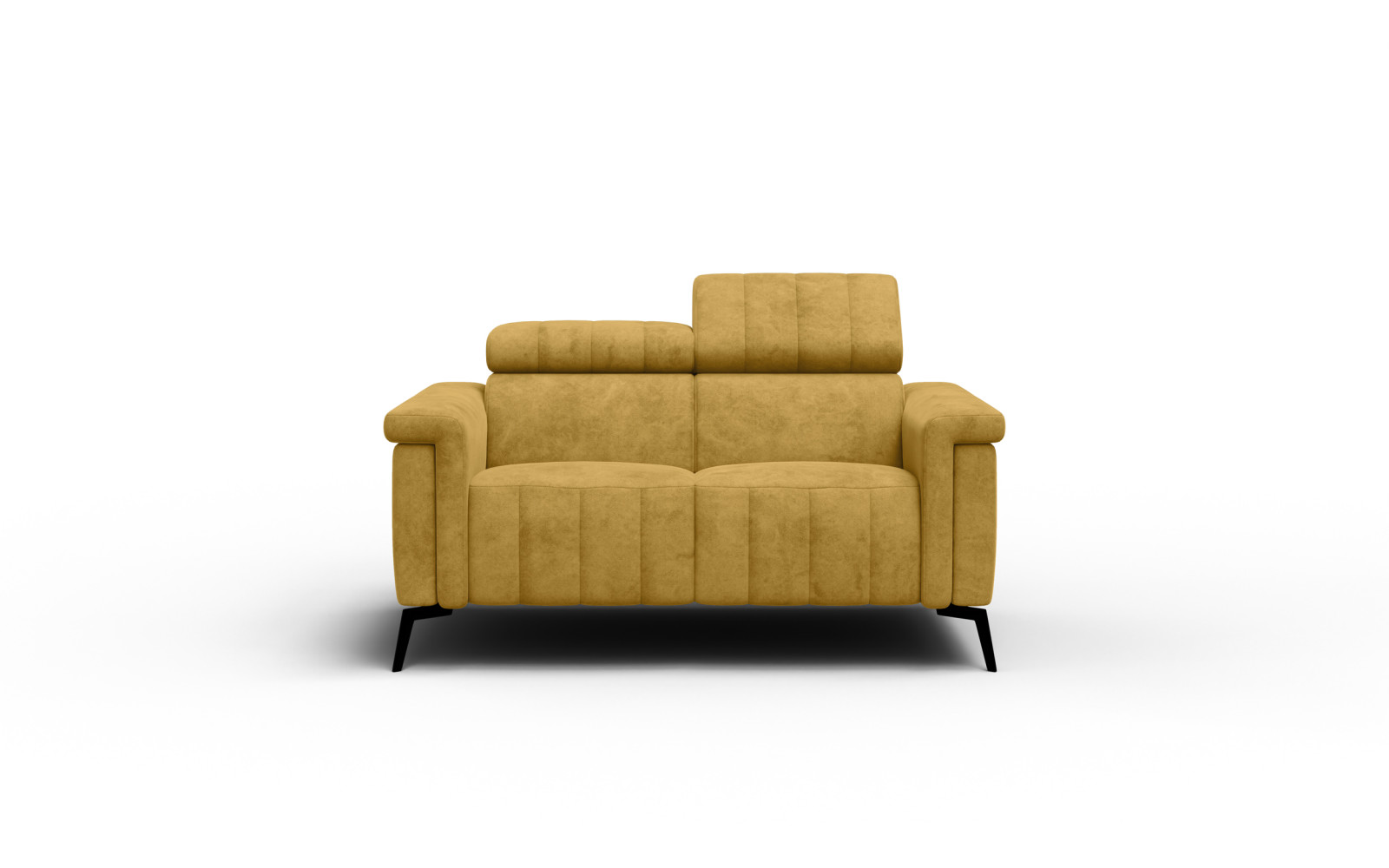 Sofa 2-Sitzer NORDEL, senfgelb