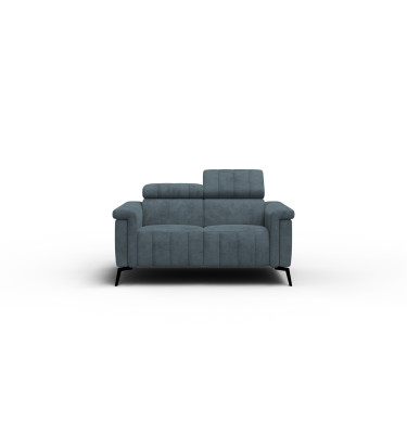 Sofa 2-Sitzer NORDEL, blaugrau