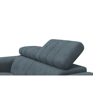 Sofa 2-Sitzer NORDEL, blaugrau