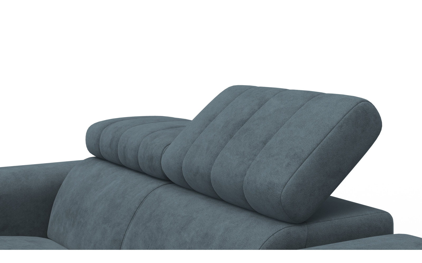 Sofa 2-Sitzer NORDEL, blaugrau